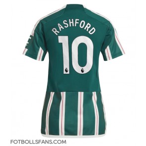 Manchester United Marcus Rashford #10 Replika Bortatröja Damer 2023-24 Kortärmad